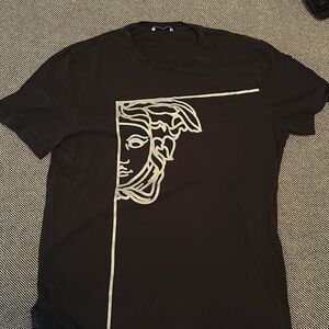 Versace Collection Medusa silver Print Tee Men’s L